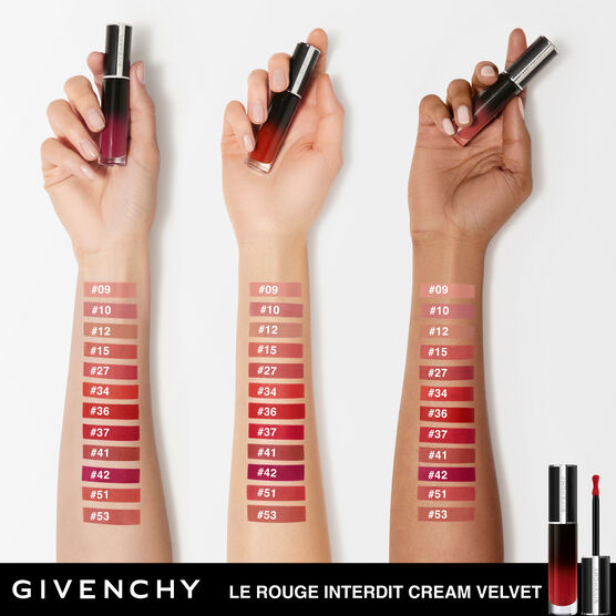 Batom Givenchy Le Rouge Interdit Cream Velvet Lipstick
